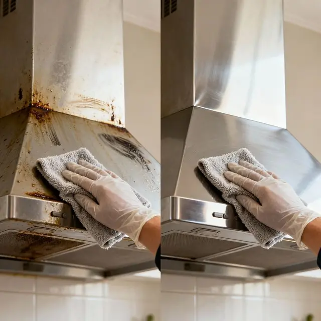 Köksfläkt – före och efter
